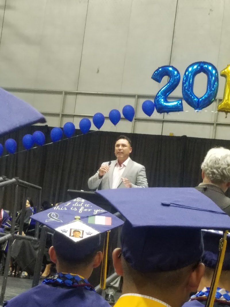 Oscar De La Hoya Animo Charter High photo
